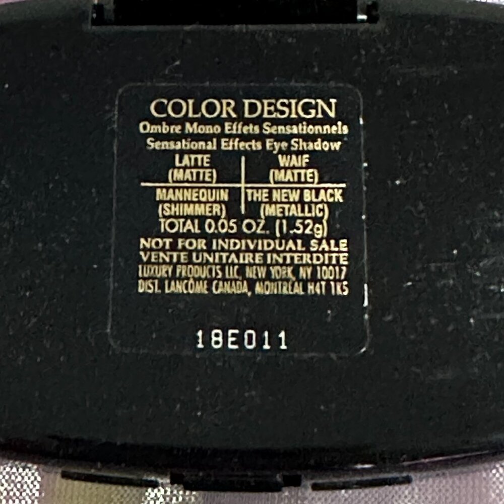 NEW Lancôme Color Design Sensational Effects 4 Eyeshadow Shades Palette - Picture 2 of 6